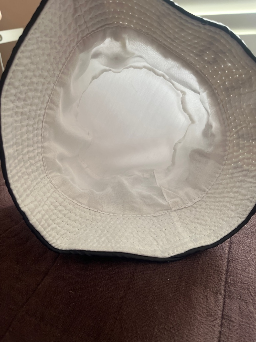 Vintage White Crete Bucket Hat - Picture 4 of 4